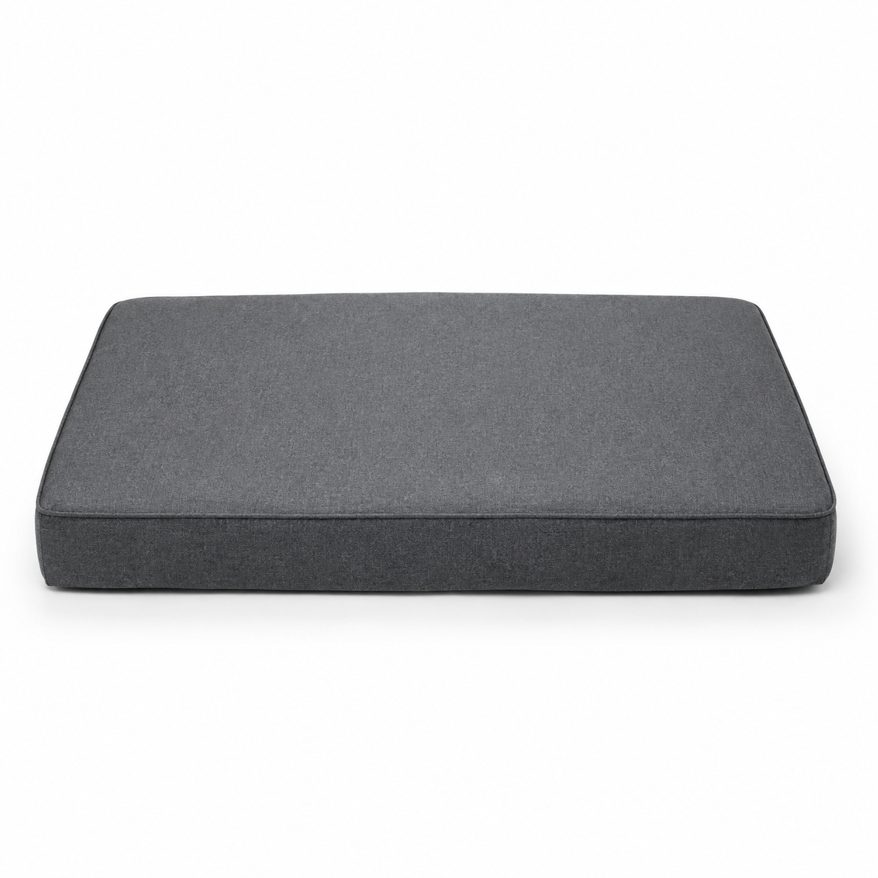 Lit orthopédique gris ardoise pour chien avec mousse mémoire 80x60 cm