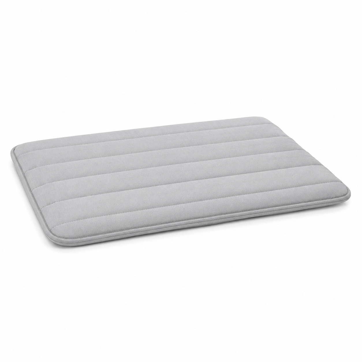 Coussin de caisse gris perle pour chien antidérapant 75x50 cm