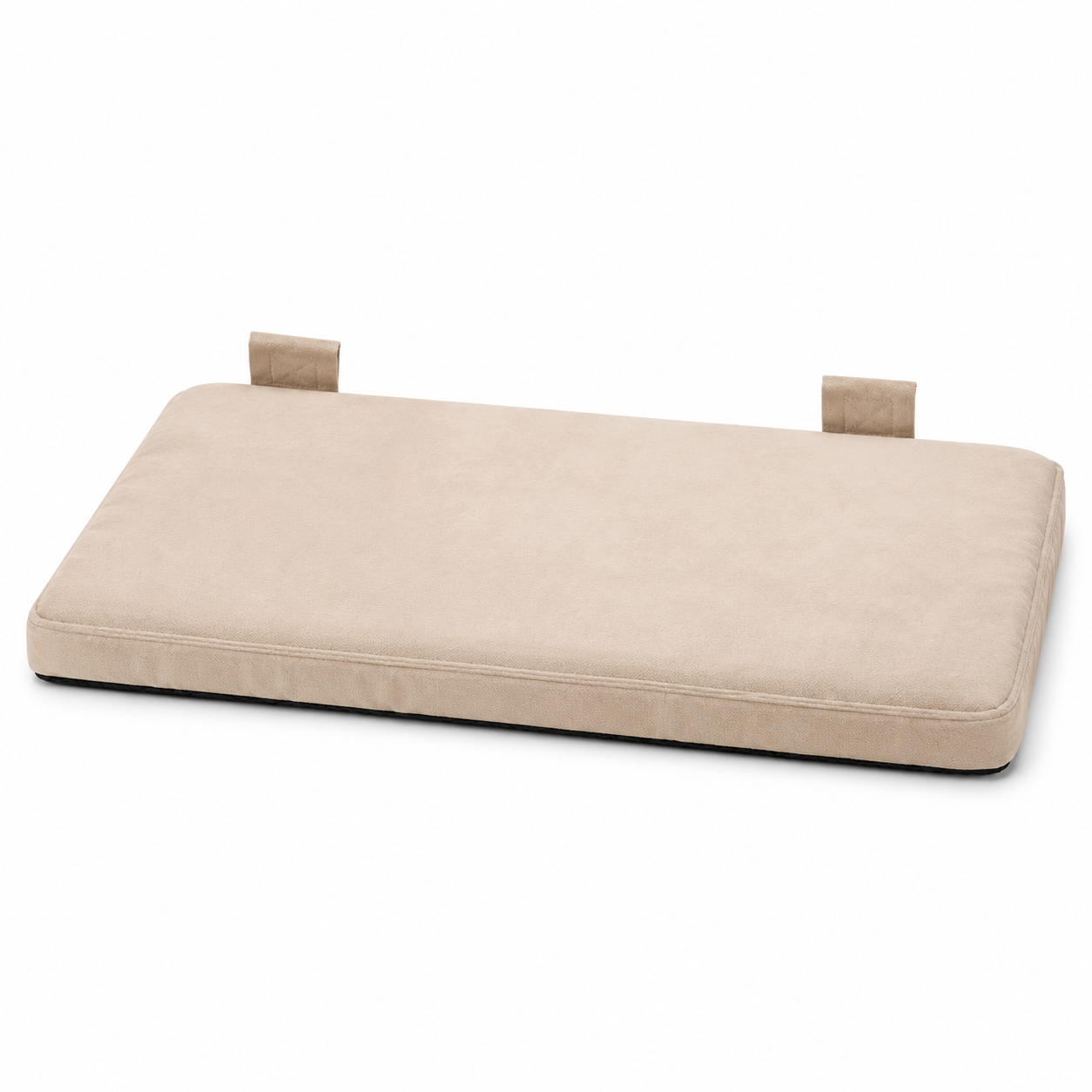 Coussin de fenêtre beige pour chat avec base antidérapante 60x35 cm