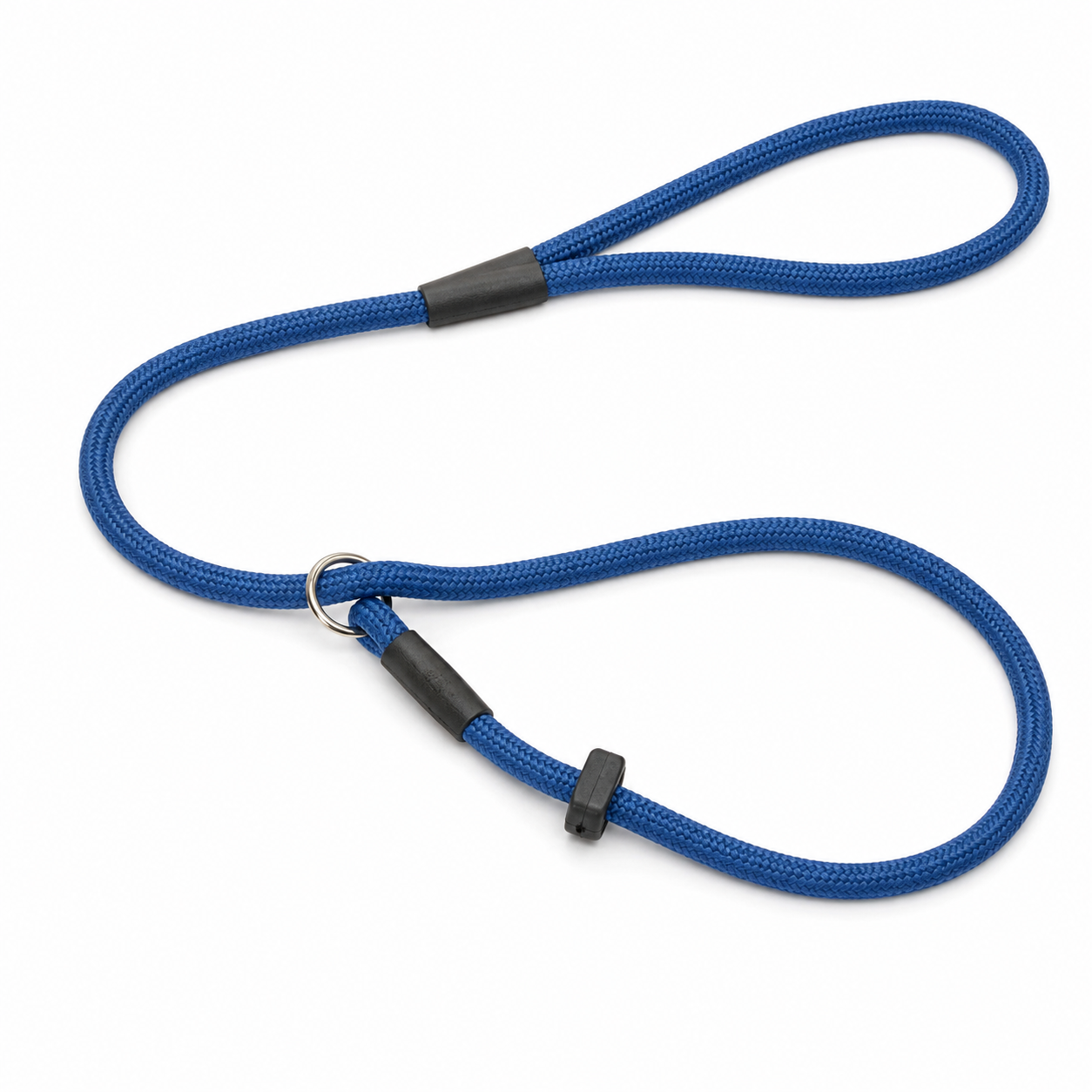 Laisse lasso bleu océan pour chien en corde souple 180 cm