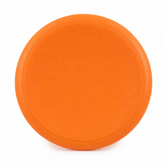 Frisbee souple orange pour chien en TPR diamètre 22 cm