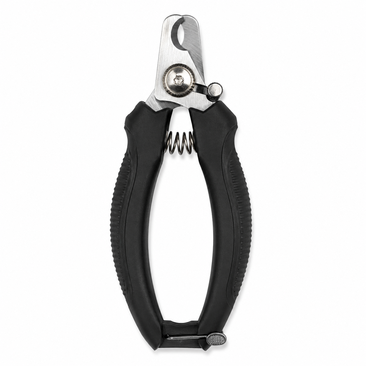Coupe-griffes noir pour chien avec butée de sécurité 16 cm