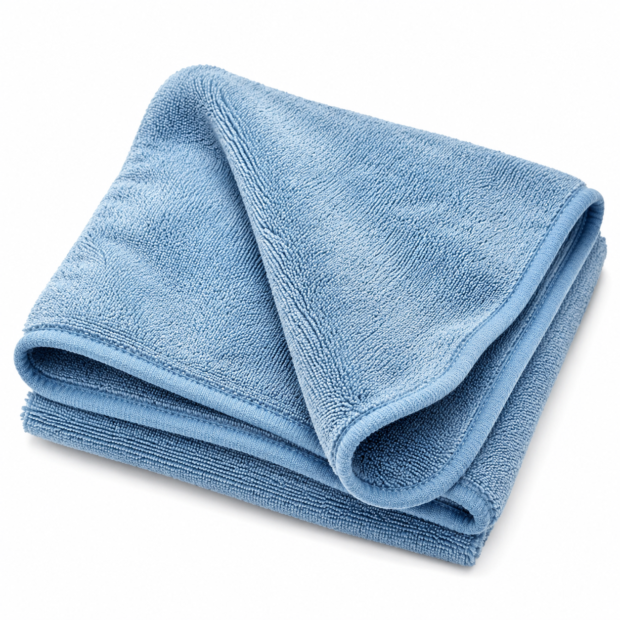 Serviette en microfibre bleu glacier pour chien à séchage rapide 100x60 cm